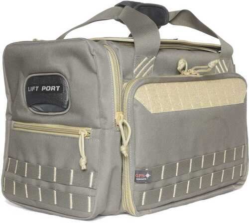 GPS Bags GPS1512MLBR M/L With Foam Cradle Holds 5 Medium Handguns, Lift Ports, Visual Id Storage System, Mag Storage Poc