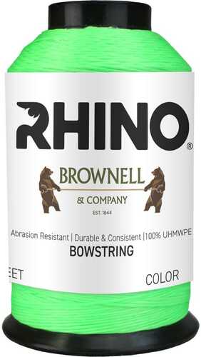 Brownell Rhino Bowstring Material Fluorescent Green 1/8 lb. Model: FA-TDFG-RHI-18