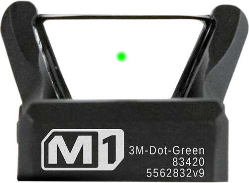 Grace Optics M1 Red Dot Sight Black 3 MOA Green Dot
