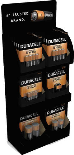 Duracell Coppertop Batteries Counter Display 36 pc. Model: 5003800