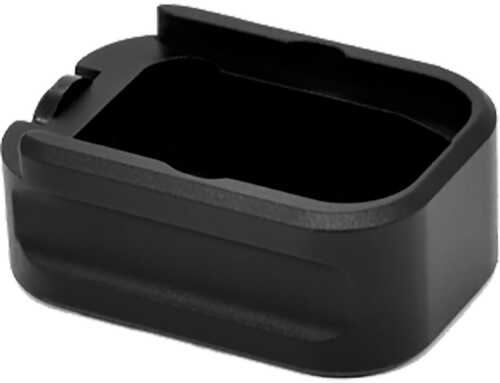 Warne Magazine Extension Black +2 Fits Glock 43 Model: MEG43-2BLK