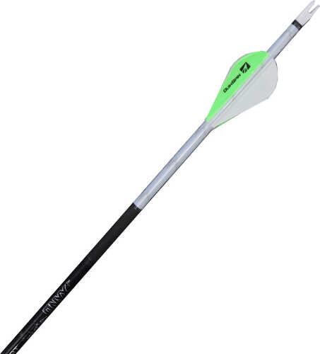 NAP Quikfletch QuickSpin Fletch Rap White and Green 4 in.