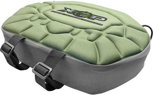 XOP Deluxe Padded Seat Cushion Grey and Green
