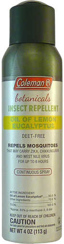Coleman Botanicals Insect Repellent Lemon Eucalyptus 4oz - Continuous Spray