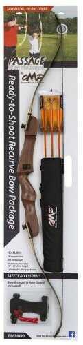 October Mountain Passage Recurve Bow Pkg 54 In 20 Lb Right Hand Model: 13225