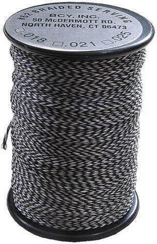 BCY Inc. #62 Braided Center Serving .018 Spectra/Poly 100 yds. Black/Wht 13434