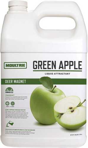 Moultrie Deer Magnet Attractant Liquid Green Apple 1 gal. Model: MFS-13348
