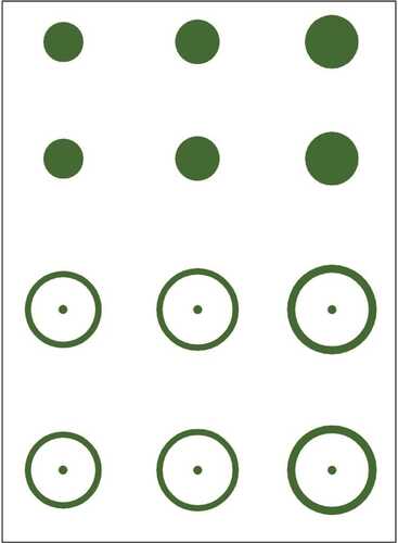 Gunstar Mongo Target Reticle Set Green Model: 1402708