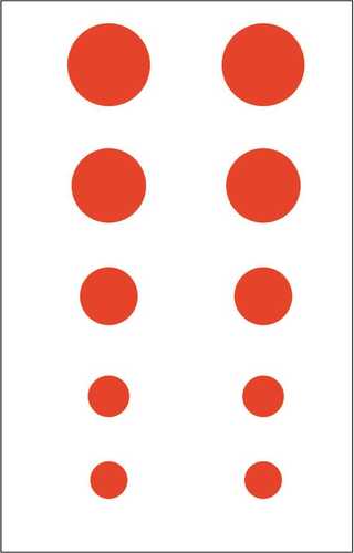 Gunstar Colossal Dots Set Orange