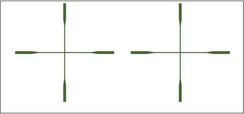 Gunstar Rifle Crosshair Green