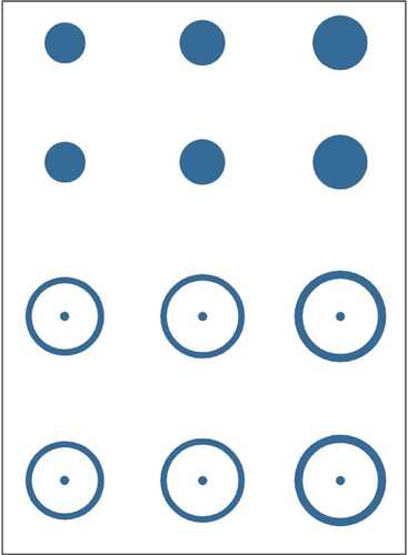 Gunstar Pro Series Mongo Reticle Set Blue