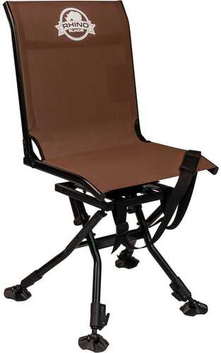 Rhino Blind Adjustable Swivel Chair Black Texteline