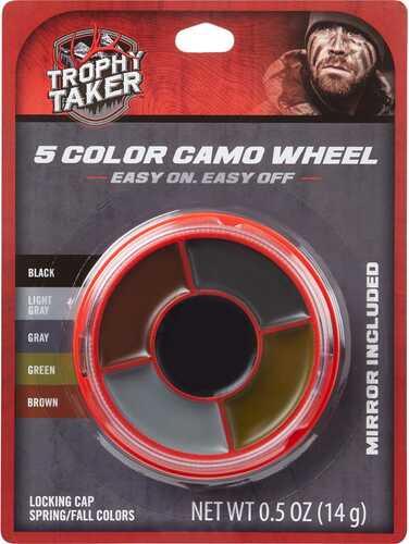 Trophy Taker Ambush Facepaint 5-Color Camo Wheel