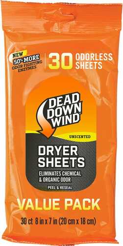 Dead Down Wind Dryer Sheets 30 ct. Model: 113019