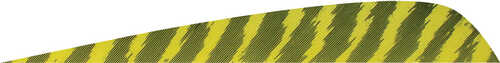 Gateway Parabolic Feathers Barred Yellow 4 in. LW 50 pk.