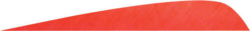 Gateway Parabolic Feathers Red 4 in. LW 50 pk.