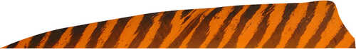 Gateway Shield Cut Feathers Barred Orange 4 in. LW 50 pk.