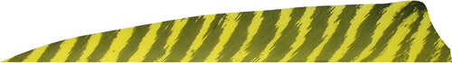 Gateway Shield Cut Feathers Barred Yellow 4 in. LW 50 pk.