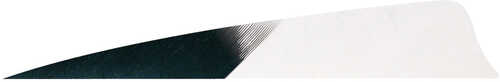 Click to see larger image. Gateway Shield Cut Feathers Kuro White 4 in. LW 50 pk.