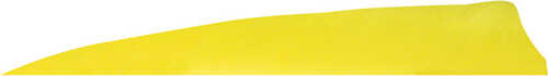 Click to see larger image. Gateway Shield Cut Feathers Sun Yellow 4 in. LW 50 pk.