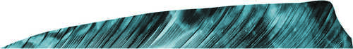 Gateway Shield Cut Feathers Tre Blue 4 in. LW 50 pk.