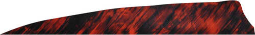 Gateway Shield Cut Feathers Tre Red 4 in. LW 50 pk.