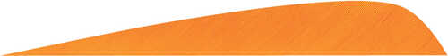 Click to see larger image. Gateway Parabolic Feathers Flo Orange 4 in. RW 50 pk.