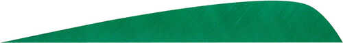 Gateway Parabolic Feathers Green 4 in. RW 50 pk.