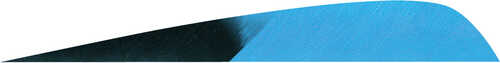 Gateway Parabolic Feathers Kuru Blue 4 in. RW 50 pk.