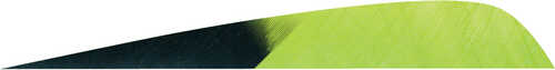 Gateway Parabolic Feathers Kuru Chartreuse 4 in. RW 50 pk.
