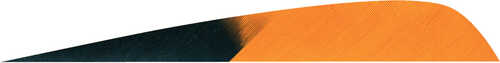 Gateway Parabolic Feathers Kuru Flo Orange 4 in. RW 50 pk.