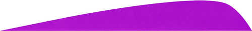 Gateway Parabolic Feathers Purple 4 in. RW 50 pk.