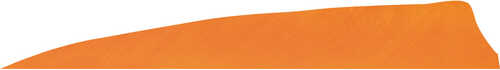 Gateway Shield Cut Feathers Flo Orange 4 in. RW 50 pk.