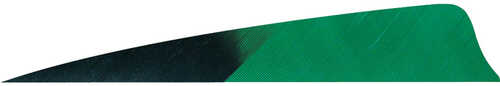 Gateway Shield Cut Feathers Kuru Green 4 in. RW 50 pk.