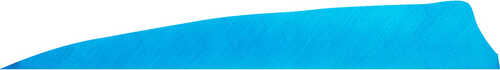 Gateway Shield Cut Feathers Sky Blue 4 in. RW 50 pk.