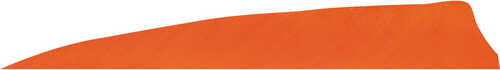Gateway Shield Cut Feathers Tangerine 4 in. RW 50 pk.