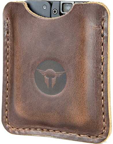 TrailBlazer LifeCard Leather Sleeve Dark Brown Model: