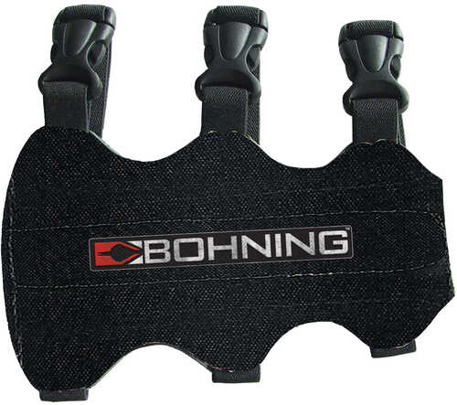 Bohning 3 Strap Armguard Black Model: 1689