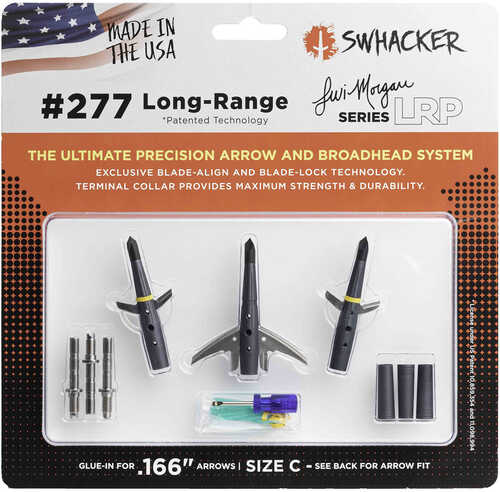 Swhacker LRP Broadhead Kit 2 blade .166 in. Size C 3 pk.