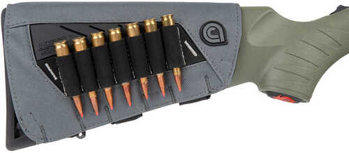 Allen 8524 Next Shot Bridger Cartridge Carrier Black/Gray .223-300 Win Magnum Capacity 7Rd Rifle Buttstock Mount Feature
