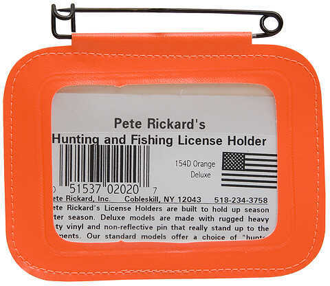 Pete Rickard Rickard's/Scotch License Holders Single Orange 15962