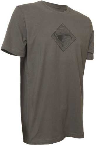 Click to see larger image. Elevation HUNT TOPO Tee Grey Medium