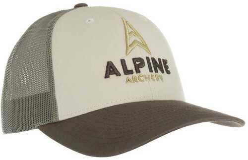 Alpine Low Pro Trucker Cap Brown/Loden/Tan-img-0
