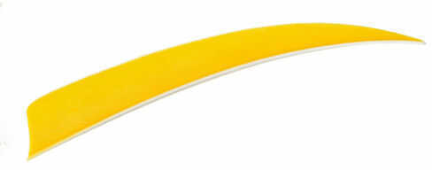 Trueflight Mfg Comp Inc Feathers Shield Cut 5 LW Yellow 100/Pk.
