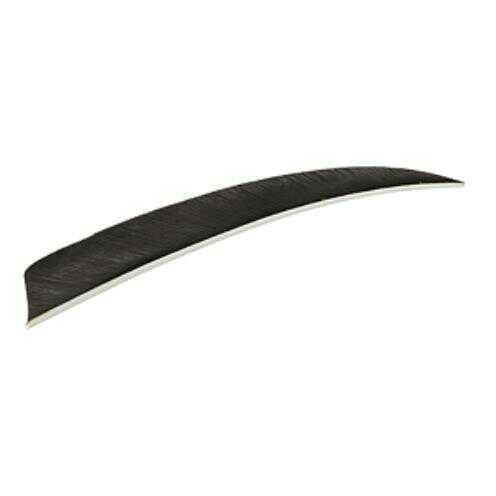 Trueflight Mfg Comp Inc Feathers Shield Cut 5 LW Black 100/Pk.