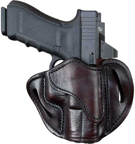 1791 Gunleather ORBH21SBRR BH2.1 Signature Brown Leather OWB for Glock 17/S&W Shield/Sprgfld XD9 Right Hand