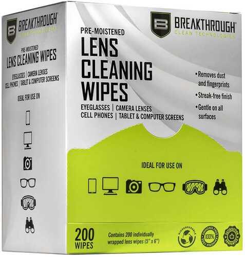 Breakthrough Multi-Purpose Lens Wipes 200 ct. Display Box