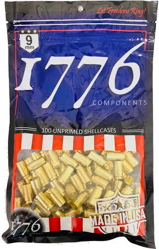 1776 USA Unprimed Brass Starter Kit 380 ACP