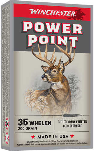 Winchester Power Point Rifle Ammo<span style="font-weight:bolder; "> 35</span> <span style="font-weight:bolder; ">Whelen</span> 200 gr. Power Point 20 rd. Model: X35W