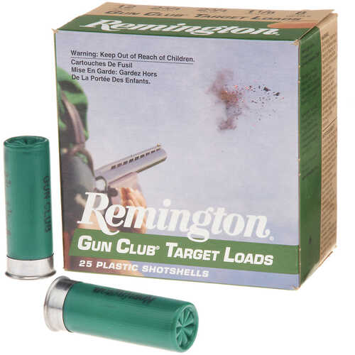Remington Gun Club Cure Target Loads 12 ga. 2.75 in. Low Recoil 8 Shot 25 rd. Model: R20031